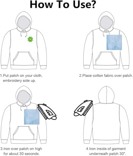 40Pcs Daisy Flower Iron On Patches, Cute Clothing Embroidered Sew on Applique Patches for Bags, Hats, Backpacks, Clothes, DIY Accessories Decoration (White) - Thumbnail 6