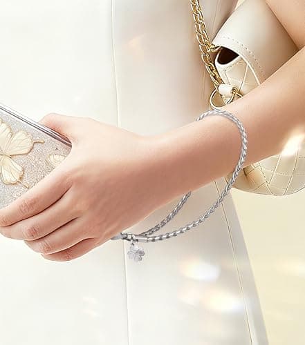 ROCONTRIP Metal Phone Lanyard with Gold Chain Detachable Phone Chain Wristlet with 2 Tether Tabs Universal iPhone Wrist Strap Premium Metal Buckles,Non-Rust,Unbreak iPhone Wristlet For Travel Shopping - Thumbnail 2