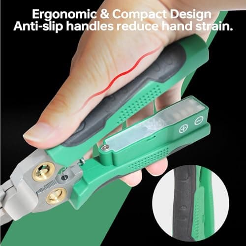 8 in 1 Wire Stripper with Voltage Tester, Wire Stripper Pliers Multi-Function Electrician Tool for Stripping Cutting Scraping Crimping Wires Car & Home Electrical Repair - Thumbnail 5