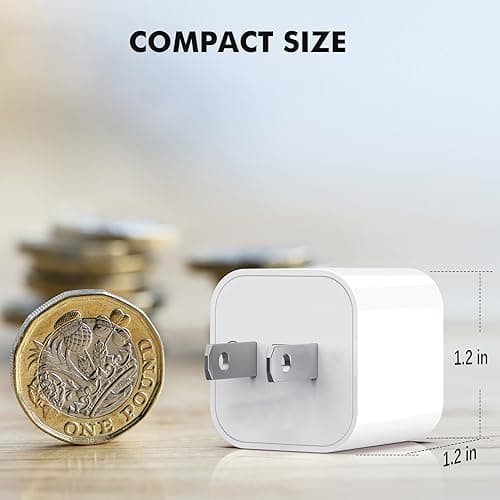 20W USB C Fast Charger Block 2Pack,PD Wall Adapter for iPhone 16/15/14,Mini - Thumbnail 6