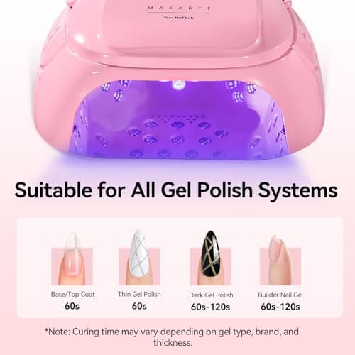 Makartt Professional UV Light with Handle 30W Rechargeable Nail Dryer - Thumbnail 3