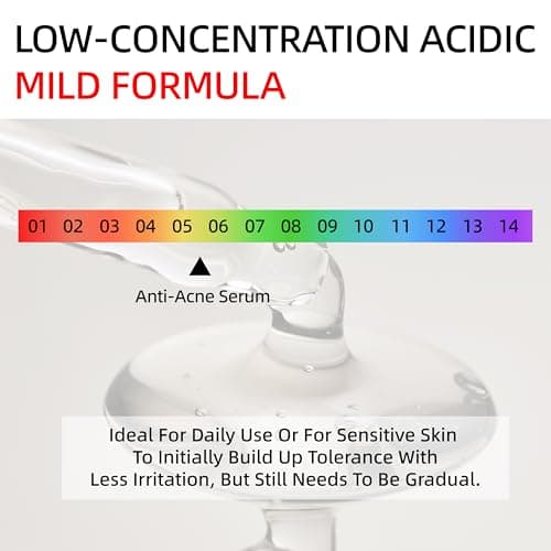 HKY Acne Serum, Salicylic Acid (BHA) + PHA + PAD, Redness Relief in 90 Mins, OTC Formula with Rice Ferment & Centella & Niacinamide, Pore Minimizer & Post-Acne Mark Treatment, Acne-Prone Skin [20ml] - Thumbnail 5