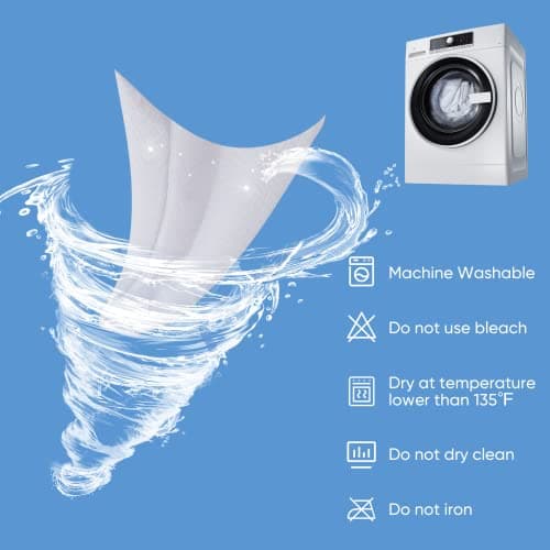 Hanherry 100% Waterproof Mattress Protector Queen Size, Mattress Cover 3D Air Fabric Cooling Mattress Pad Cover Smooth Soft Breathable Noiseless, 8''-21'' Deep Pocket - Thumbnail 6