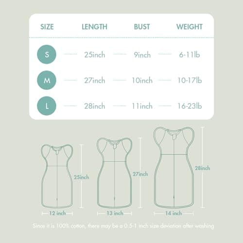 ANYEDDE 2-Pack Baby Swaddle Sleep Sack 3-6 Months - Arms Up Transitional Swaddles with Removable Cuffs & 2-Way Zipper, Gray Stars Design, Breathable Cotton Newborn Sack - Thumbnail 6