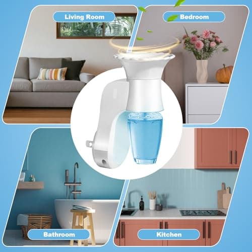 FIRIK WallFlower Plug in, Wall Fragrance Plug in Compatible with Bath and Body Works Wallflowers Refills, ETL Certified, Fragrance Diffuser Plug for Home, Office, 4 Pcs - Thumbnail 4
