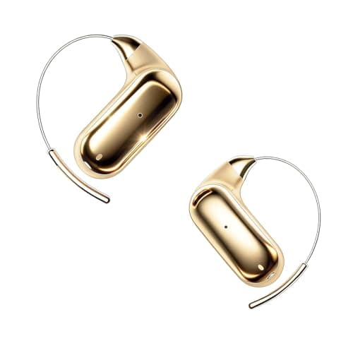 Xmenha Over Open Ear Earbuds Wireless Bluetooth Open Ear Headphones Air Conduction Earbuds that Don't go in Your Ear with Over-Ear Hooks Running Headphones - Image 1