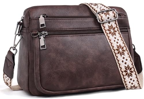 ATERITSSI Crossbody Purses for Women Trendy,Vegan Leather Crossbody Bags,Cell Phone Camera Shoulder Handbags with Card Slots - Image 1