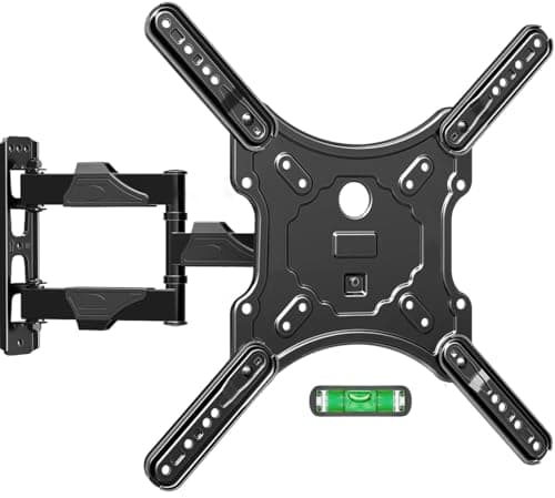 ELIVED TV Wall Mount for Most 26-60 Inch TVs, Swivel and Tilt Full Motion TV Mount with Single Stud Perfect Center Design, Wall Mount Bracket Max VESA 400x400mm, Corner Mount Holds up to 77 lbs. - Image 1