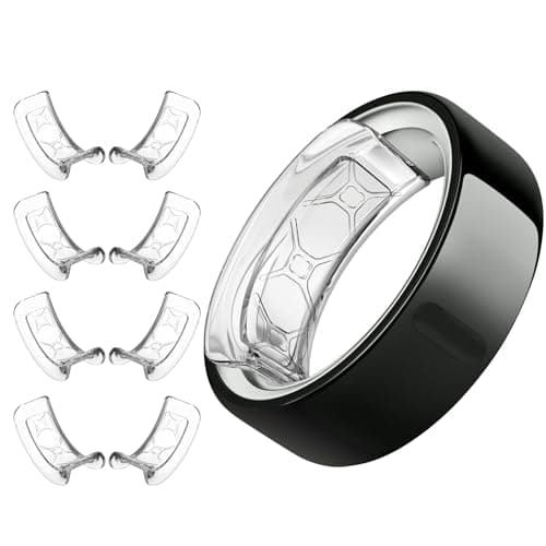 YWXTW [Invisible Grips for Oura Ring Size Adjuster, Waterproof Adhesive Guard Compatible with Samsung/Ultrahuman Ring, Thinner Sizers for Loose Rings, 8 Pack [Clear] - Image 1