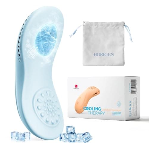 Lactation Massager for Breast Fever, 3 Cooling + 5 Vibration Modes, BPA-Free Cold Compress Breast Massager for Nursing, Pumping, 2-in-1 Hands-Free Massager for Clogged Milk Ducts, Improve Milk Flow