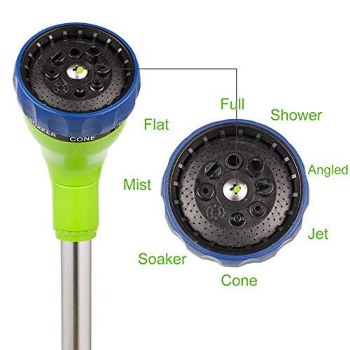 GREEN MOUNT Watering Wand, 16 Inches Sprayer Wand with 8 Watering Patterns for Lawn and Garden Use - Thumbnail 5