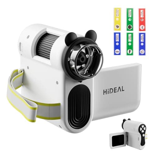 Hideal HP60 IPS Microscope for Kids: [Auto On & Off] [3-in-1] 2" Portable Handheld Microscope Miniscope, Pocket Mini Scope Educational Science Kit, Christmas Birthday Gifts for Kids, PC View, White - Image 1