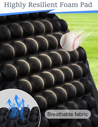 Roadbox Baseball Chest Protector Youth, Padded Compression Shirt Heart Guard Sternum Rib Gear for Football Softball Lacrosse - Thumbnail 4