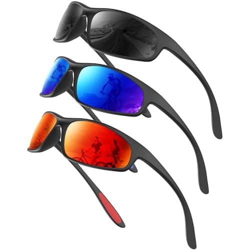 KALIYADI Mens-Sunglasses Polarized Sunglasses-Men Sports: Sport Sun Glasses for Running Cycling Fishing with UV Protection - Image 1
