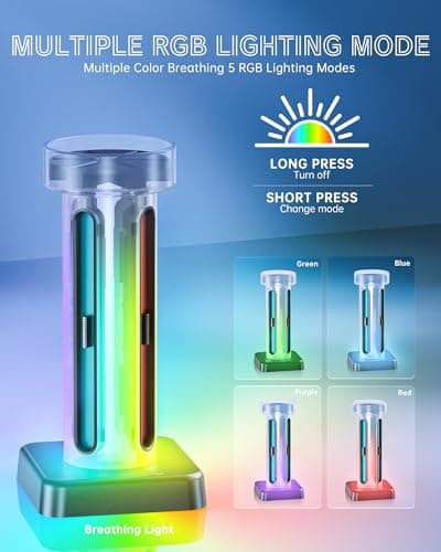 RunSnail Charging Dock for Nintendo Switch 2, Magnetic Fast Charger for 4 JoyCons with RGB Lighting, All-in-One Charging Station with 6 Game Card Storage Slots - Thumbnail 2