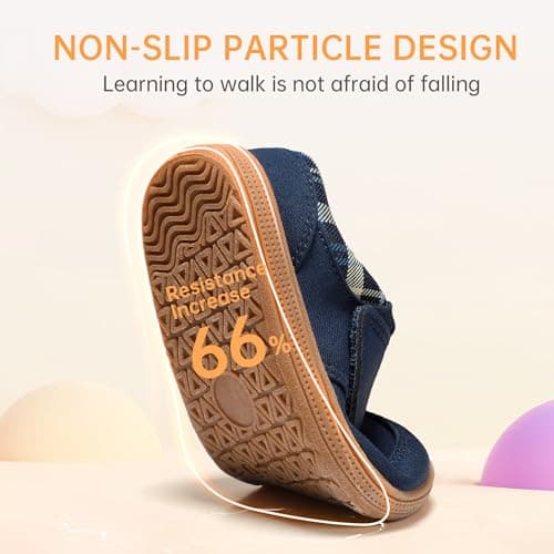 STQ KIDS Toddler Wide Toe Box Shoes Barefoot Shoe Boys Kids Walking Boy Sneakers Non-Slip Lightweight Comfortable First Walking Tennis Outdoor Activities Navy Little Kid Size 11 - Thumbnail 5