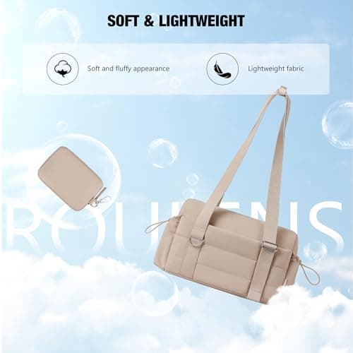 ROULENS Small Gym Bag for Women 2 Set Mini Gym Duffle Bag with Wet Compartment and Coin Wallet, Gym Tote Bag for Workout/Sport/Travel - Thumbnail 6