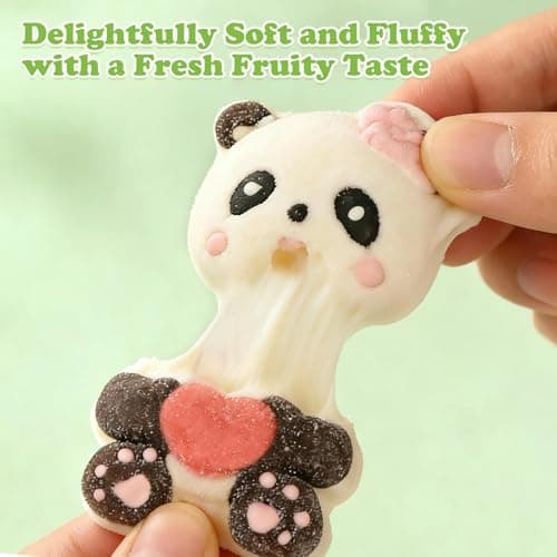 Oricandy 90cm Extra Long Jumbo Roasting Marshmallow Skewers – 1 lb Individually Wrapped Marshmallows, Fun Easter Candy for Parties Valentines Candy - Thumbnail 5