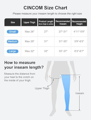 CINCOM Air Compression Recovery System - 6-Zone Professional Dynamic Pressure Leg Massager Boots for Circulation Improvement & Muscle Recovery, Compression Therapy for Athletes, FSA-HSA Eligible - Thumbnail 5