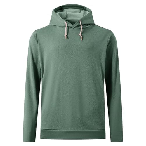 M MAELREG Stretch Moisture Wicking Pullover Hoodies For Men Causual Workout Dry Fit Golf Mens Sweatshirt Hoodies - Image 1