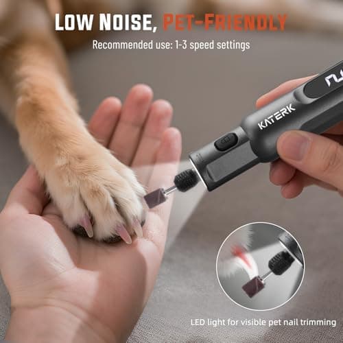 Katerk Mini Cordless Rotary Tool, 5-Speed Rotary Tool Kit, 5000-20000RPM & 70 Accessories, Multi-Purpose 3.7V Power Rotary Tool for Sanding, Engraving, Polishing, Drilling, DIY Crafts, 3D Printing - Thumbnail 5