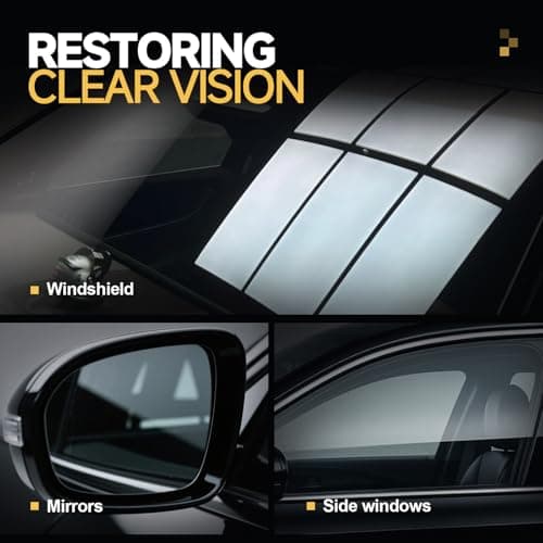 toretark Automotive Oil Film Cleaning Brush for Car Windows, Handheld Glass Oil Film Remover, TSCA Certified Windshield Cleaner, Easy to Apply & Clean - Glass Emulsion Cleaner - Thumbnail 3