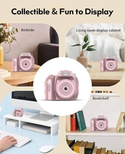 FLATIC Mini Keychain Camera –4K Mini Camera with 32GB Card & Elegant Gift Box, Mini Retro Camera for Kids & Adults, Collectible Vintage Camera Gift for Travel Camp Snap - Thumbnail 5
