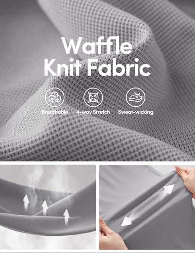 IUGA Wide Leg Pants Woman Pull on Stretchy Work Dress Pants High Waisted Business Casual Trousers Slacks Standard, Small, Light Grey - Thumbnail 3