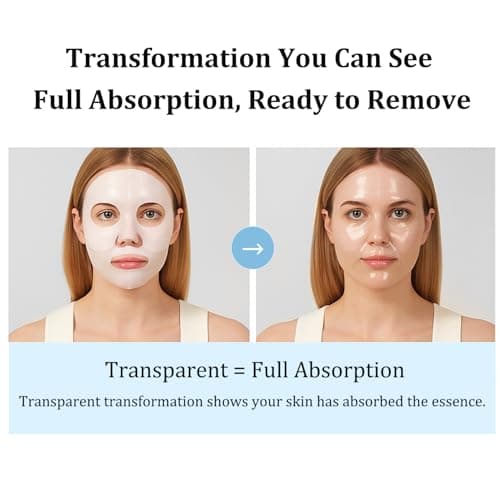 MUQIAN Rosemine Deep Collagen Anti-Wrinkle Lifting Overnight Mask Facial sheet masks with low molecular weight collagen for lifting, firming, and moisturizing 5 Packs - Thumbnail 5