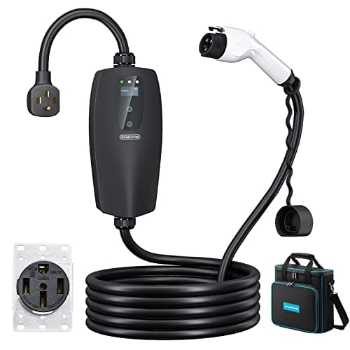 NTONPOWER Tesla Charger 24 Miles Per Hour with Level 1&2 EV Charge 32.8Ft 32A/24A16A/10A Optional,UL Listed Electric Car Charger Use J1772 Plug for Most US Models Such As Tesla, Chevrolet,BMW - Image 1