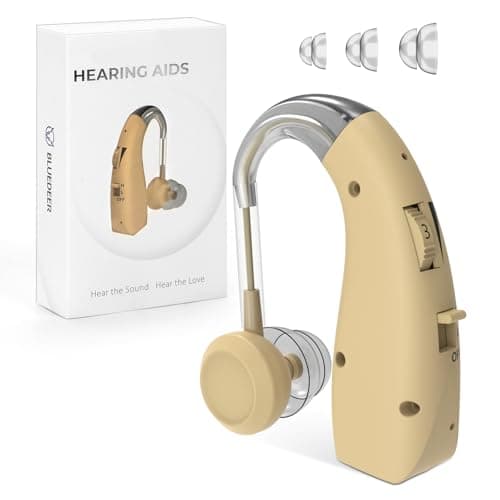 Blue Deer OTC Hearing Aid for Seniors Adults with Ear Hearing Loss-Rechargeable, Lightweight Single Hearing amplifier-Single for Either Ear (1 unit) - Image 1