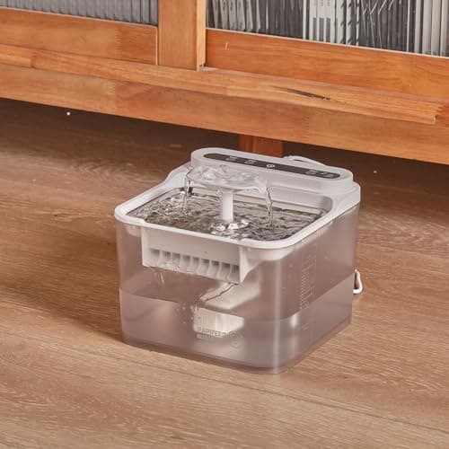 PGID Cordless Cat Water Fountain, 1500mah Rechargetable Battery Operated Water Fountain for Cats Dogs,84Oz/2.5L Automatic Pet Water Dispenser for Dog Small Animals Outdoor Indoor - Thumbnail 5