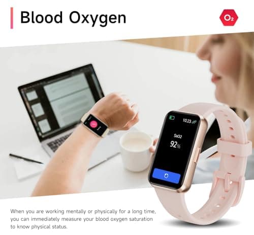 USMECBL Fitness Trackers,Blood Oxygen Heart Rate Sleep Monitor,Smart Band 24/7 Health Monitoring,Calorie Pedometer Steps Counter Activity watchs/Notifications for iOS/Android - Thumbnail 4