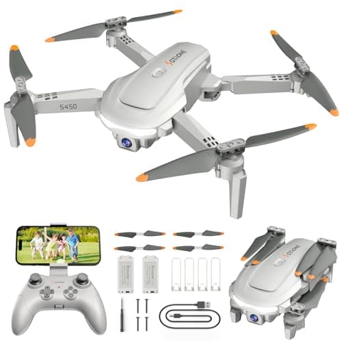 SOTAONE S450 Drone with Camera for Kids Adults, 1080P HD FPV RC Quadcopter with One Key Take Off/Land, Altitude Hold, Mini Foldable Drone with 2 Batteries, Toys Gifts for Beginners - Image 1