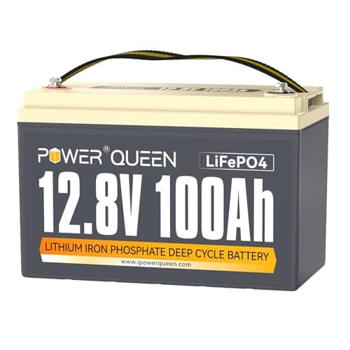 Power Queen 12V 100Ah Trolling Motor LiFePO4 Battery, Group 31 Lithium Battery with 1280Wh Energy and BMS Protection, Up to 15000 Deep Cycles for RV Trailer, Off-Grid, Marine - Image 1