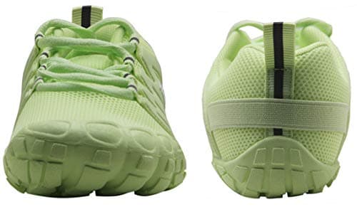 Weweya Minimalist Running Shoes for Women Barefoot Shoes Female Ladies Breathable Lightweight Climbing Wide Toe Box Sneakers Green US Size 6 6.5 - Thumbnail 6