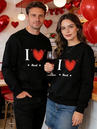 Custom4U Personalized I Love Shirt with Custom Kids Names Personalized from Son Daughter Birthday Gifts for Grandma - Thumbnail 2