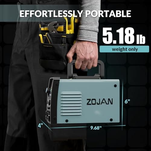 Arc Stick Welder 165A,Portable Welding Machine 110V,IGBT Inverter Welder Machine With Hot Start,Arc Force,Anti-Stick,Hobby DIY Projects Home Use - Thumbnail 5