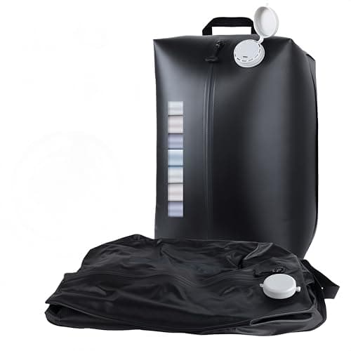 Professional Vacuum Bags with Built-in Pump, 30L IP67 Vacuum Seal Bags with See-through Window, Space Saver Bags for Clothing Travel(Black) - Image 1