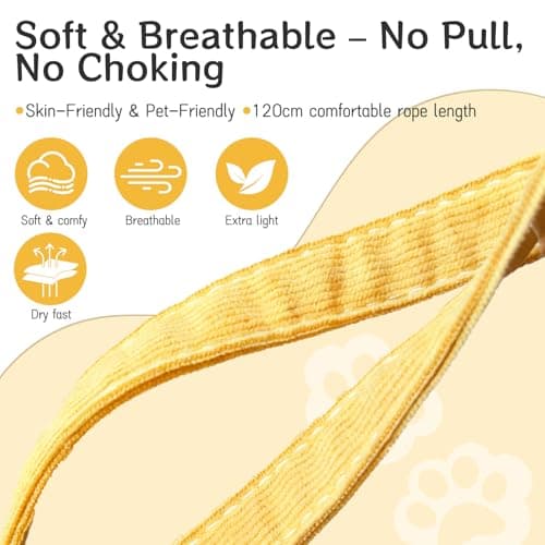 Cat Harness and Leash Set - Anti-Escape Adjustable Cat Vest, Soft Breathable Kitten Harness for Outdoor Walking and Training - Thumbnail 4