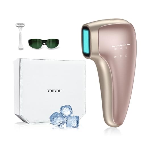 Painless IPL Laser Hair Removal for Women & Men, 39°F Sapphire Ice Cooling Technology, At-Home Laser Hair Removal Device for Face, Armpits, Legs, Bikini & Whole Body, Long-Lasting Results - Image 1