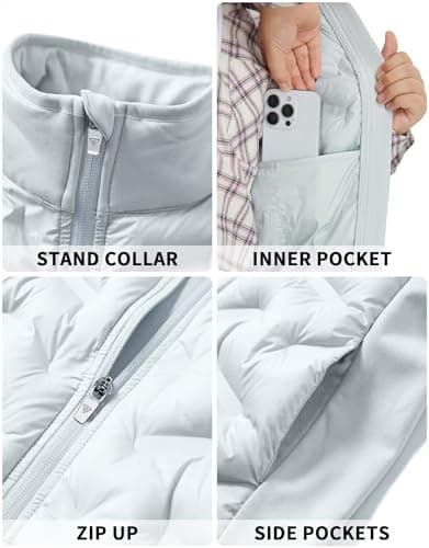 M MAELREG Boys Puffer Quilted Vest Warm Lightweight Sleeveless Kids Jacket with Pockets for School Outdoor Winter - Thumbnail 4