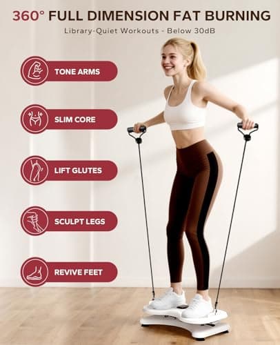 HAPBEAR Waist Twister Machine with LCD Display, 330LBS Capacity - Noiseless Ab Workout Board for Core Exercise & Slim Waist - Anti-Slip Home Gym Fitness Equipment - Thumbnail 5