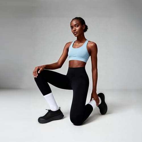 Tigeridea Slip On Black Sneakers for Women Non Slip Breathable Walking Shoes Mesh Casual Lightweight Drawstring Workout Shoes Size 9.5 - Thumbnail 6