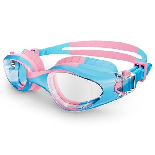 HIGAHY Swim Goggles for Kids 6-14, Anti-Fog UV Protection Clear Swimming Goggles, Leakproof Pool Swim Goggles for Boys Girls - Image 1
