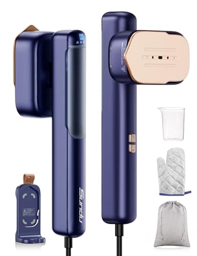 Sundu Steamer for Clothes,1200W Portable Travel Steamer&Iron 180ml Navy