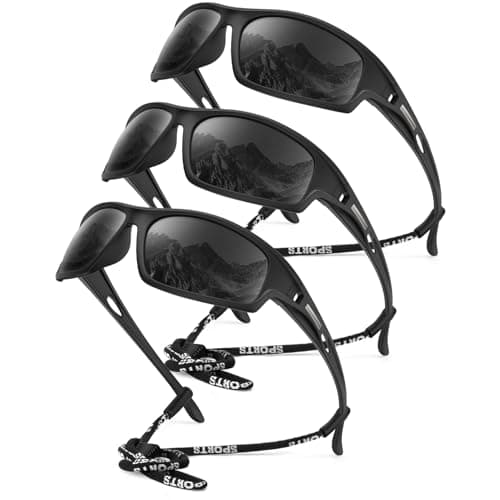 KALIYADI Polarized Sunglasses-Men Sports Sun-Glasses: Mens Sunglasses UV400 Protection for Running Fishing Golf - Image 1