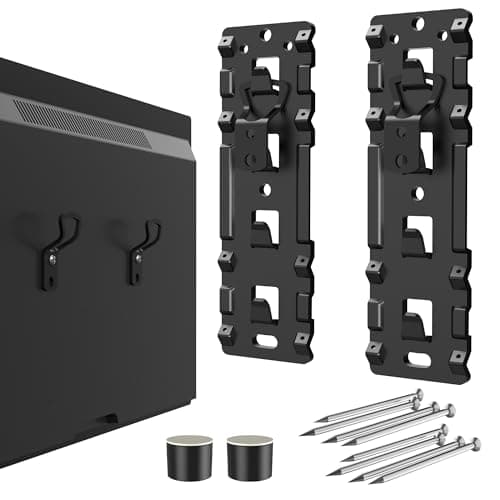 FOGING Mount NO Stud TV Wall Mount,Drywall Wall Mount for 26-100" TVs/Monitors,Holds Up to 176LBS, Height Adjustable,1.17'' Low Profile Studless TV Mount,No Drilling No Funder Required,Easy Install - Image 1