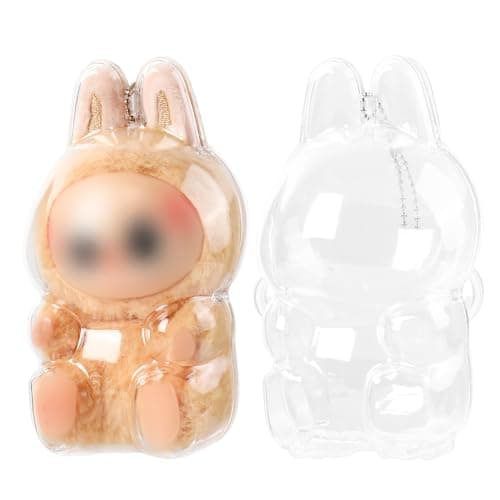 1Pcs Water-Splash Resistant and Dustproof Display Protective Case for 15cm Dolls, Clear Protective Case Compatible for 15cm Sitting Doll Premium Display Case (1Pcs, Doll not Included) - Image 1
