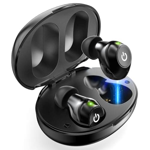 Rechargeable OTC Hearing Aids, Wireless with Noise Reduction, Invisible and Comfortable Design, 30+ Hours per Charge, Up to 80 Hours with Case, Easy One-Button Control for Clear Conversations - Black - Image 1